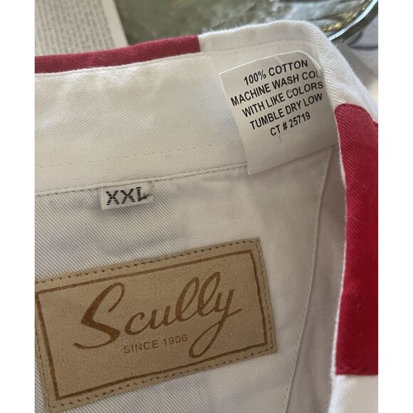 Scully Mens Big & Tall XXL USA Flag Stars & Stripes Embroidered Western Shirt - Picture 8 of 11